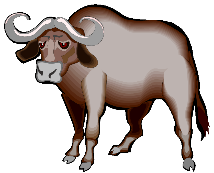 750x604 Water Buffalo Clipart Cute