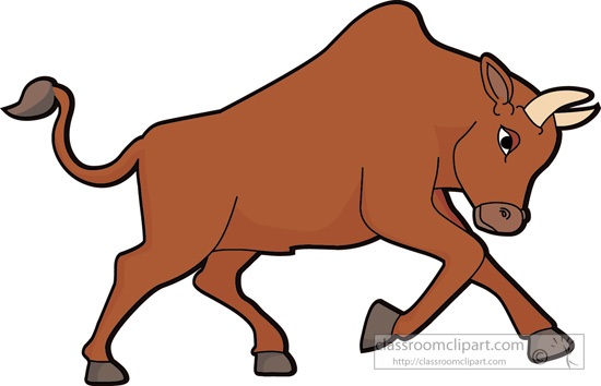 550x354 Animl Clipart Bull
