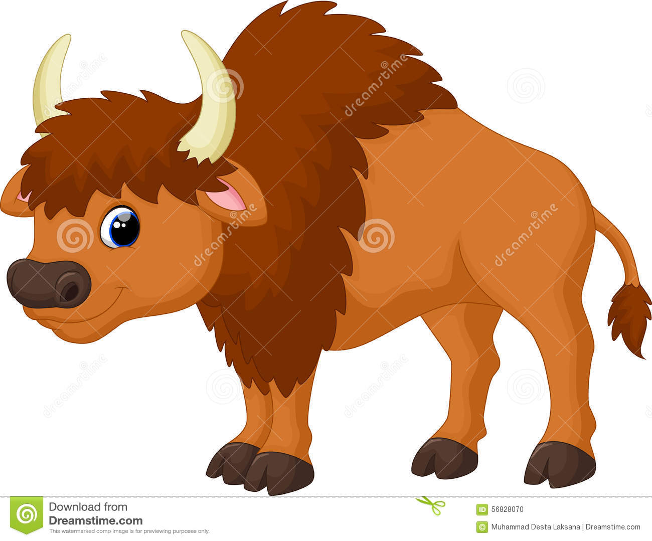 1300x1079 Baby Bison Clipart