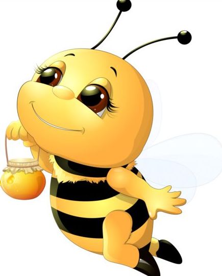 435x539 Lovely Cartoon Bee Set Vectors 15