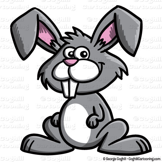 540x540 Cartoon Rabbit Clipart