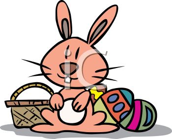350x284 Cute Cartoon Easter Bunny