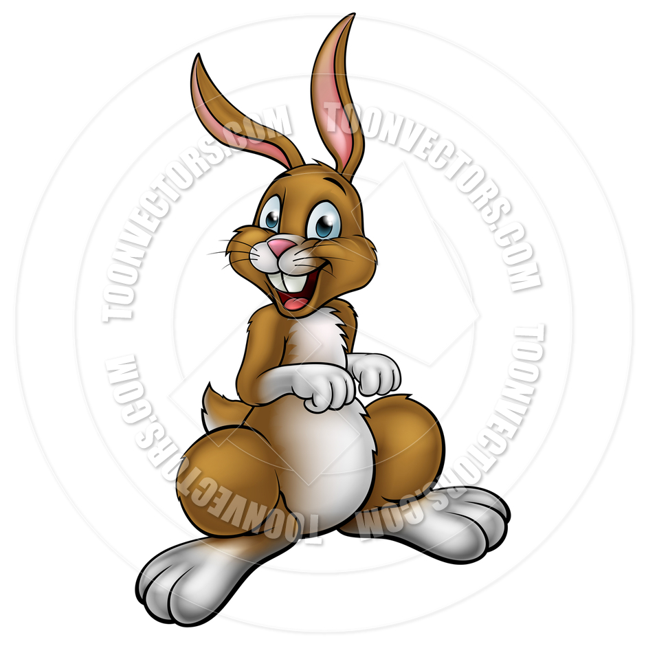 940x940 Cartoon Bunny Rabbit By Geoimages Toon Vectors Eps