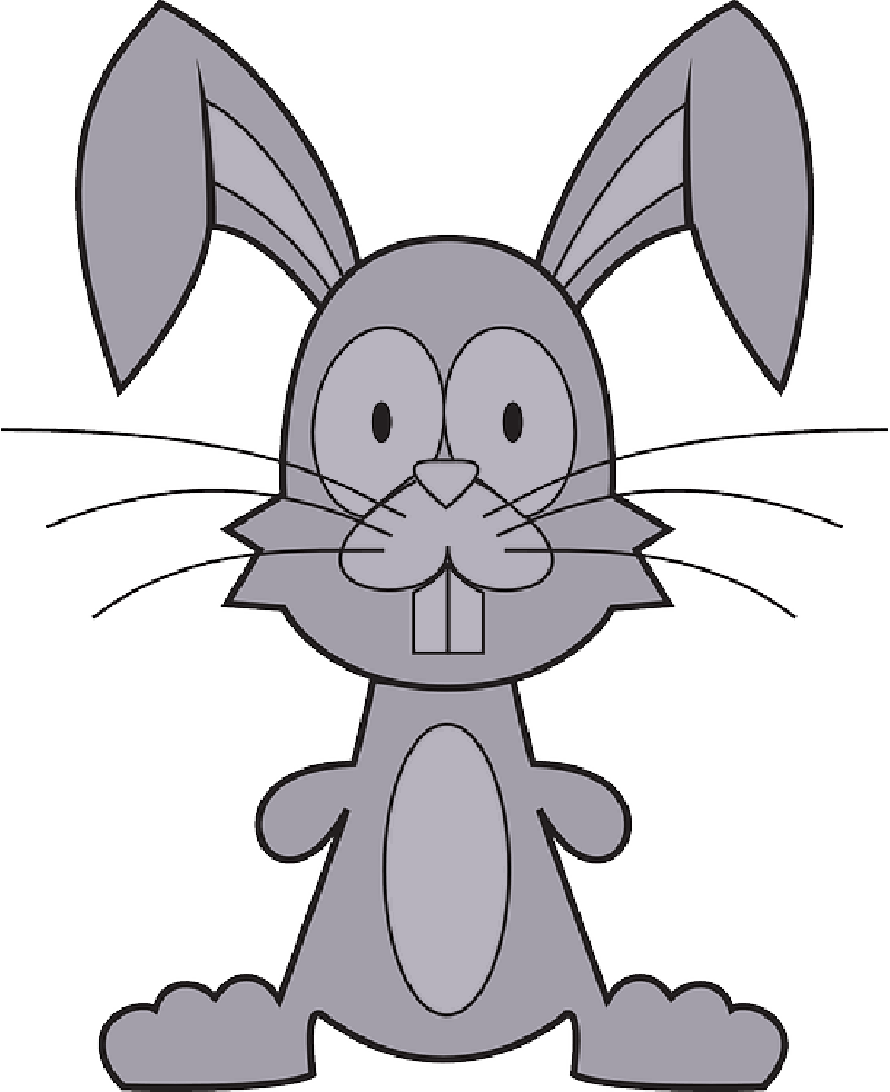 800x982 Cartoon, Bunny, Color, Holiday, Easter, Animal