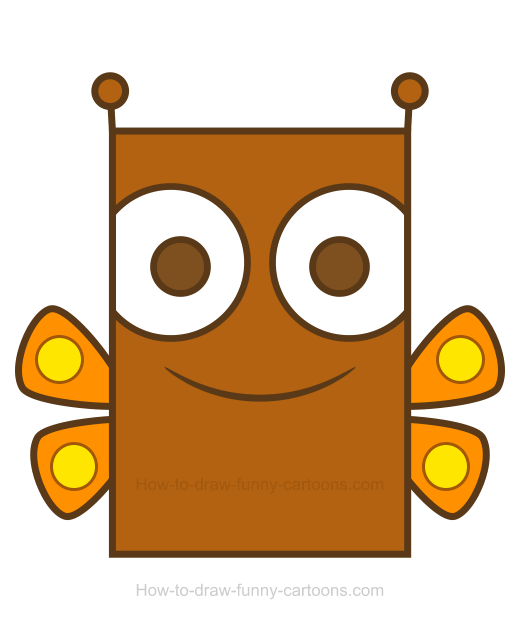 520x630 Butterfly Clipart