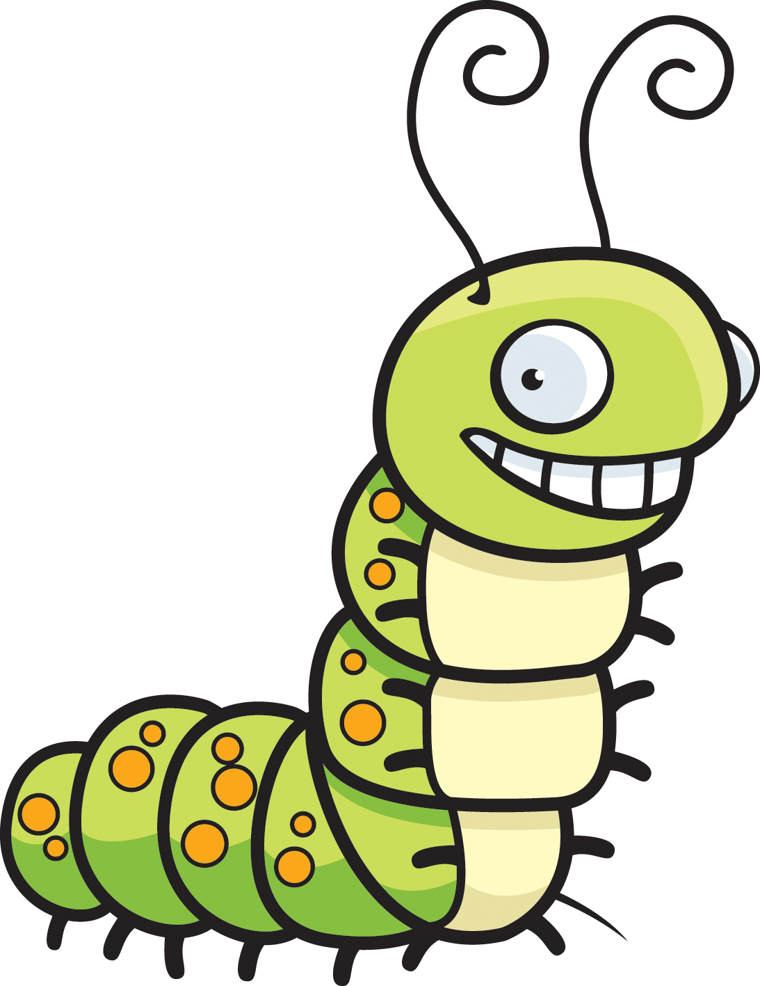 1093x1417 A Larva Of Butterfly Clipart