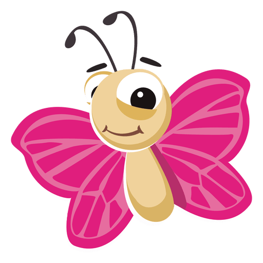 512x512 Butterfly Cartoon