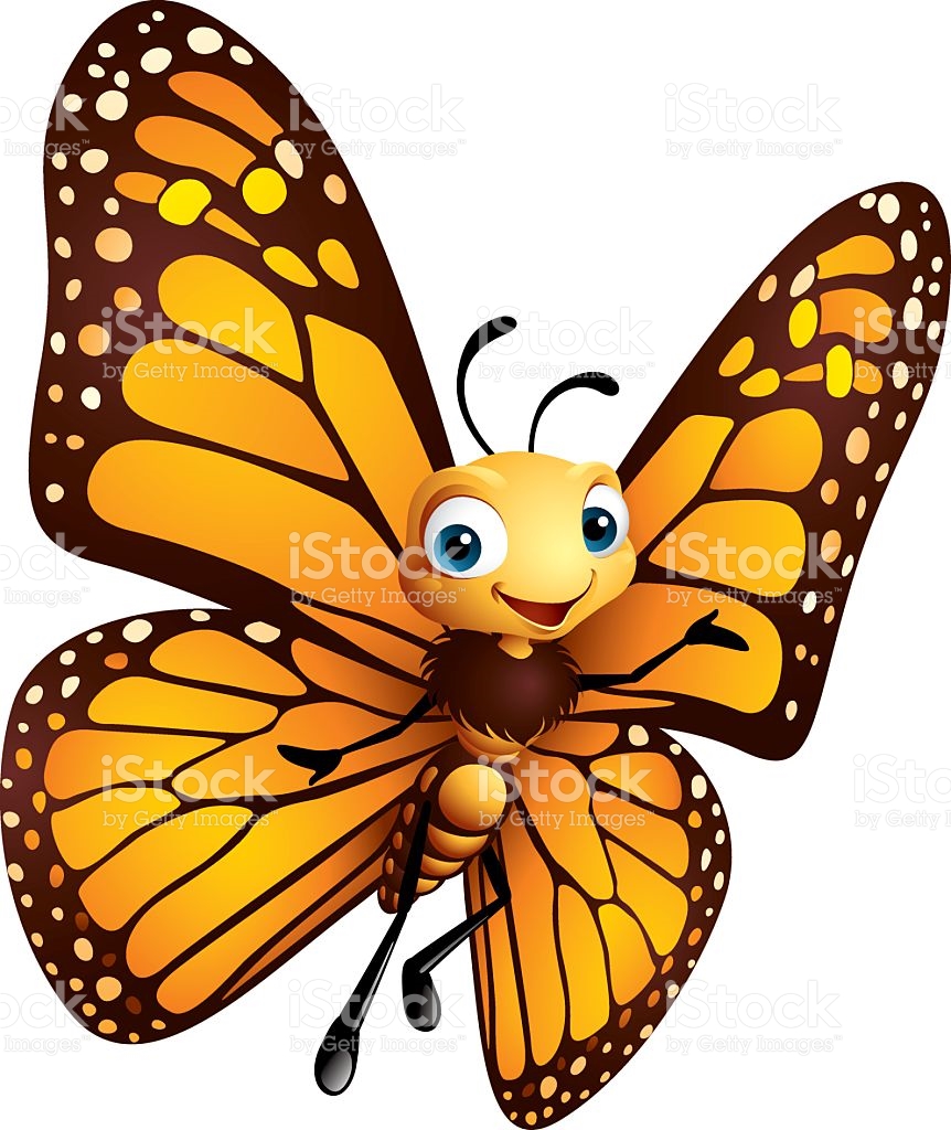 862x1024 Monarch Butterfly Clipart Cartoon