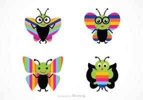 286x200 Cartoon Butterfly Free Vector Art