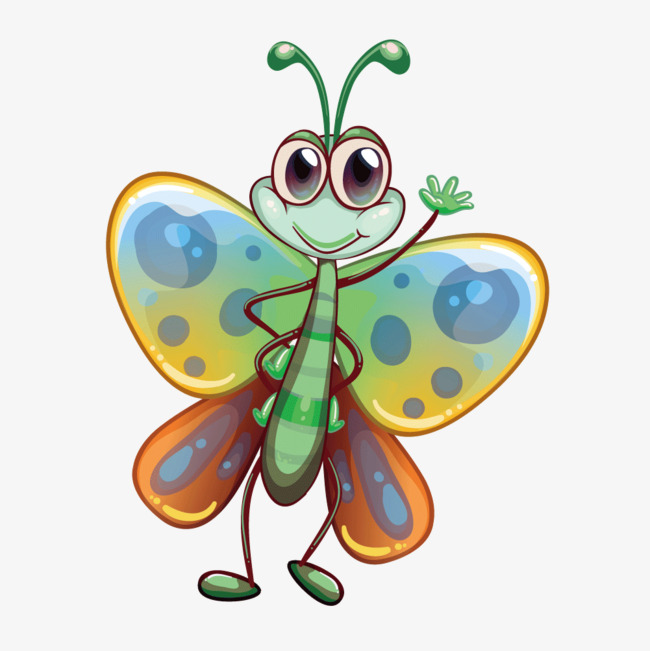 650x651 Vector Cartoon Big Butterfly, Butterfly, Vector Butterfly, Cartoon