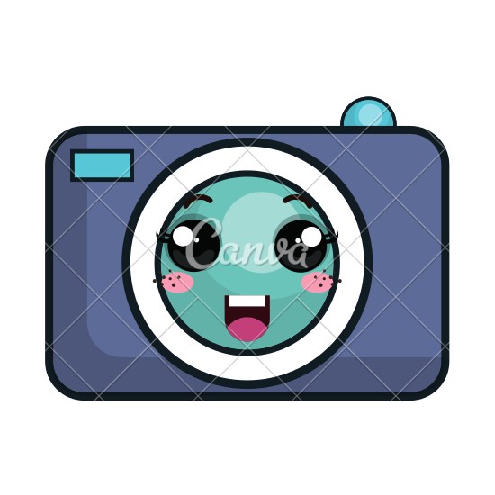 550x550 Kawaii Cartoon Camera