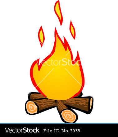 380x440 Cartoon Campfire Scene Clipart Panda
