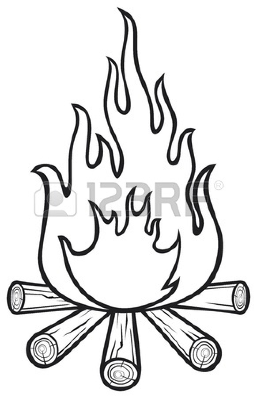 873x1350 Campfire Cartoon Clipart Panda