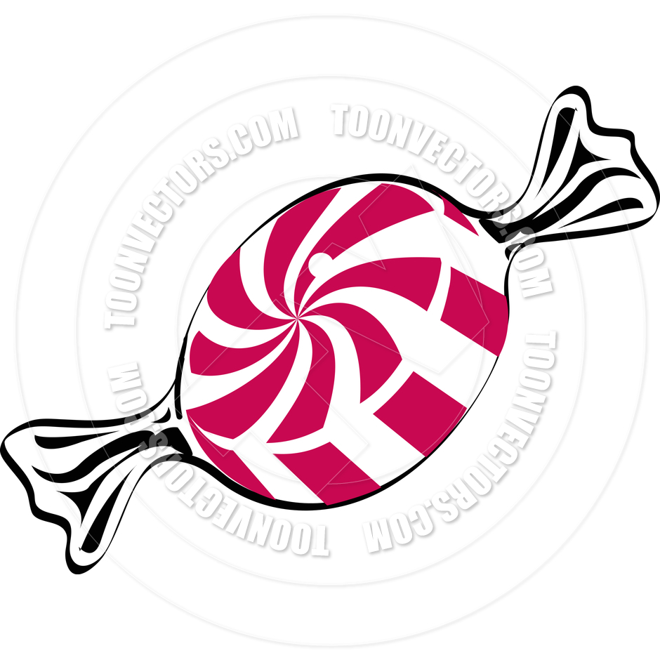 940x940 Cartoon Candy Vector Illustration By Clip Art Guy Toon Vectors