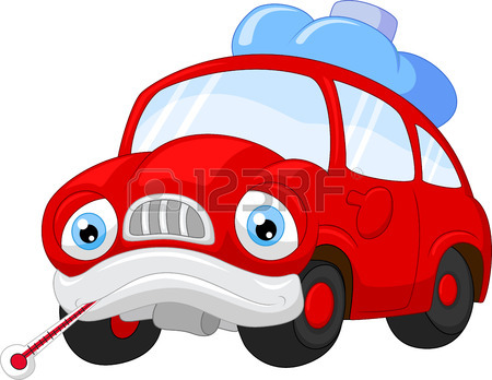 450x348 Cartoon Car Character Needing Repair Royalty Free Cliparts