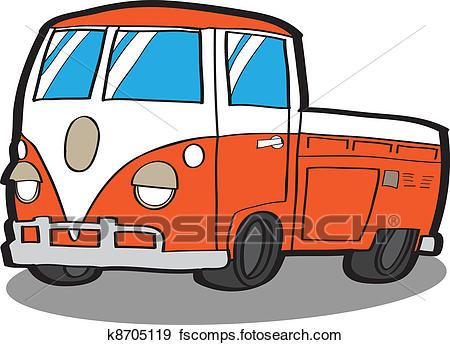 450x345 Clip Art Of Minivan Cartoon Car K8705119
