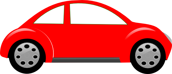 600x258 Red Cartoon Car Clipart