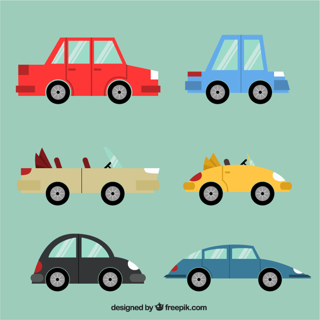 626x626 Cartoon Retro Cars Vector Premium Download