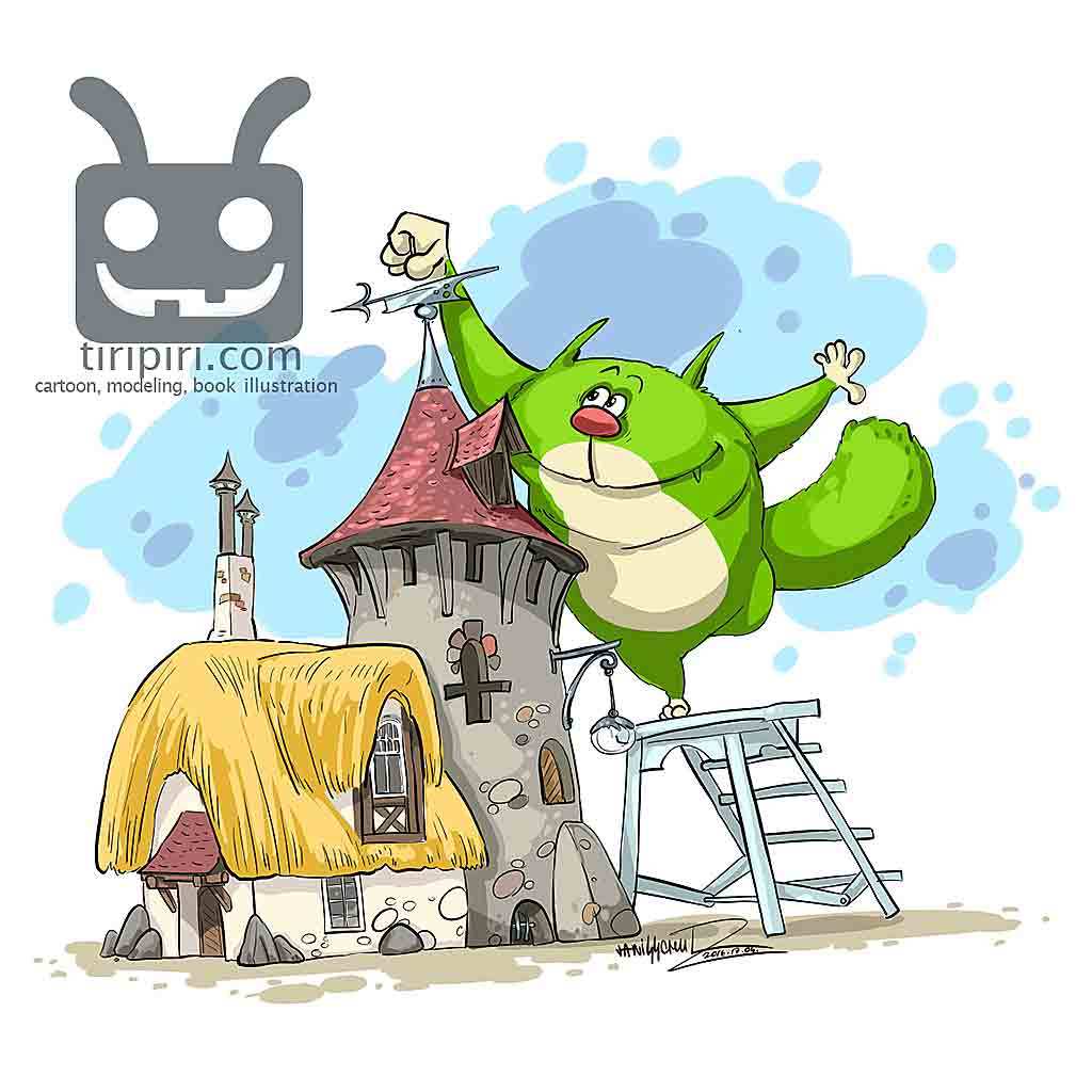 1024x1024 Castle Builder Cartoon