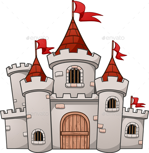 590x607 Cartoon Castle By Memoangeles Graphicriver