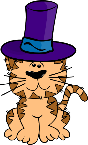 360x591 Cat In A Hat Clip Art