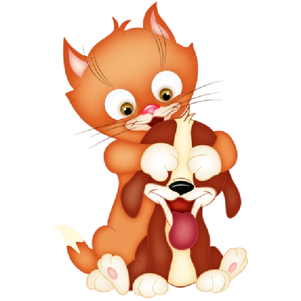 600x600 Cat And Dog Clip Art