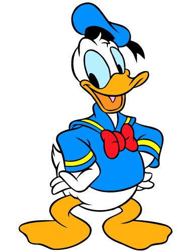 369x500 Donald Duck Clipart Cartoon Character
