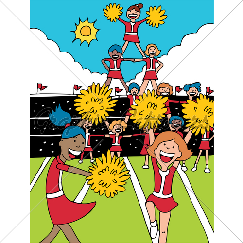 500x500 Pyramid Clipart Cheer