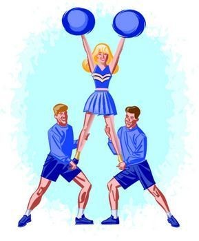 289x350 Top 66 Cheerleading Clip Art