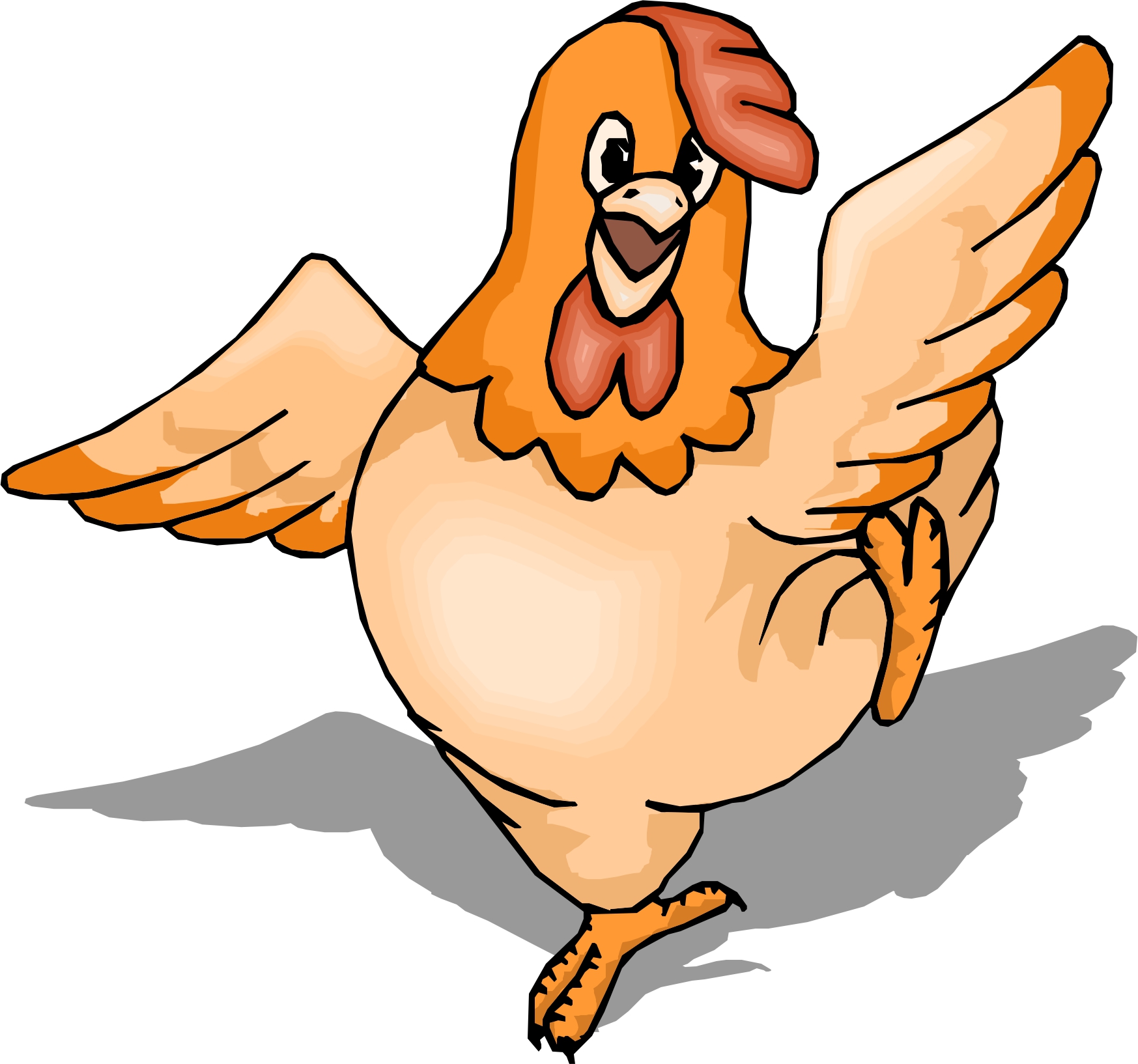 1747x1634 Chicken Cartoon Clip Art Clipart