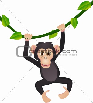 306x340 Image 3918482 Chimpanzee Cartoon From Crestock Stock Photos