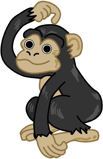 340x523 Top 94 Chimpanzee Clipart