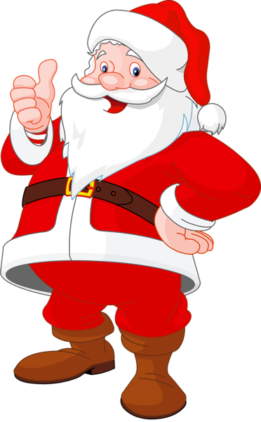 372x600 Christmas Santa Clip Art Clip Art