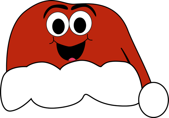 550x385 Cartoon Santa Hat Clip Art