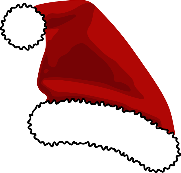 600x575 Santa Cap Clip Art
