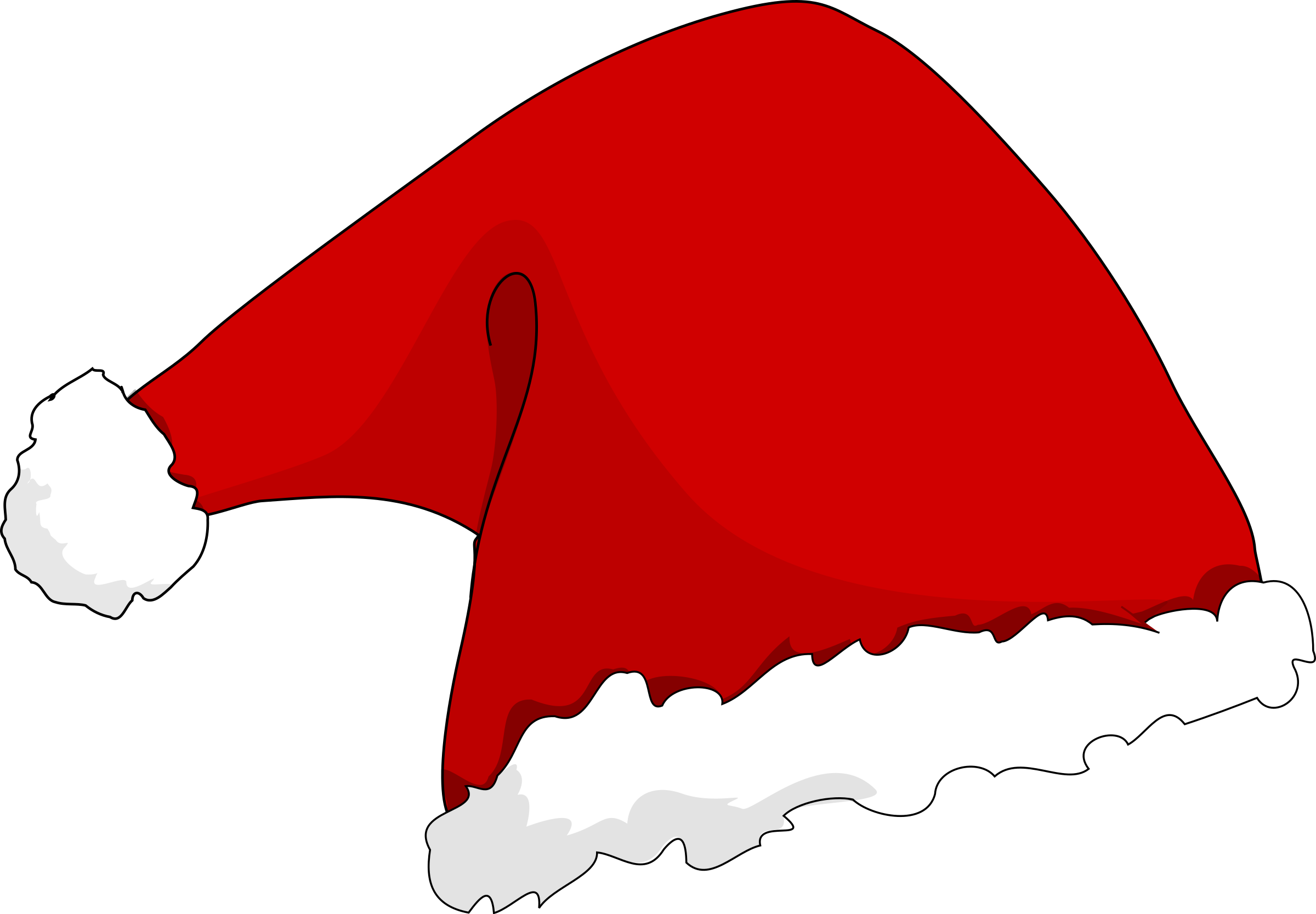 2400x1667 Santa Hat Clipart Small