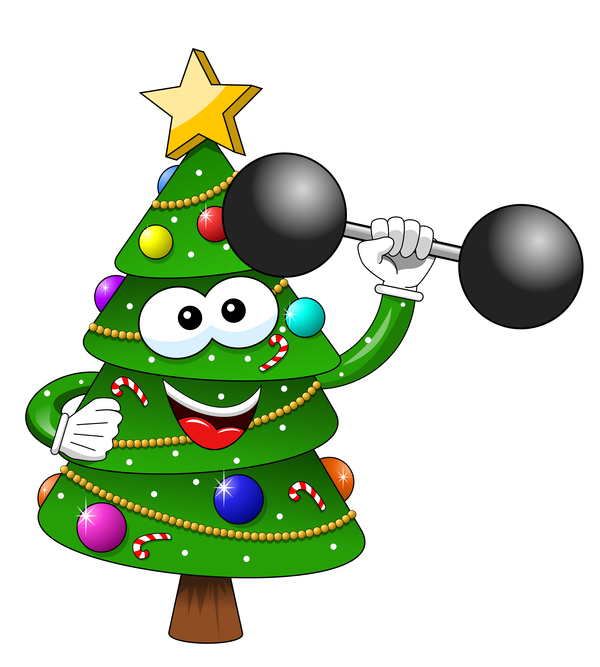 600x667 Funny Cartoon Christmas Tree Vector 09