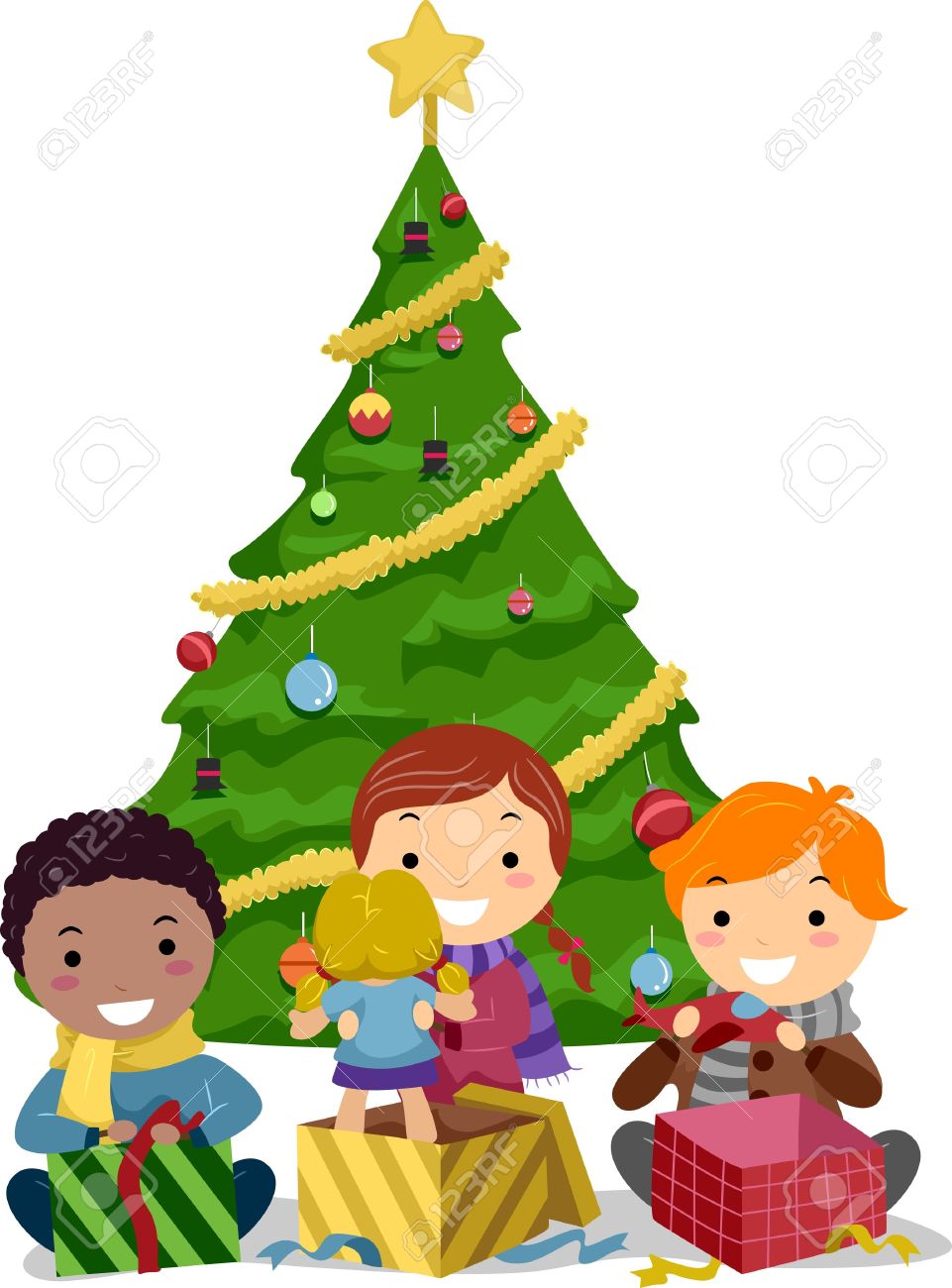 961x1300 Presents Under The Christmas Tree Clipart