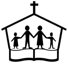 236x222 Church Family Clip Art