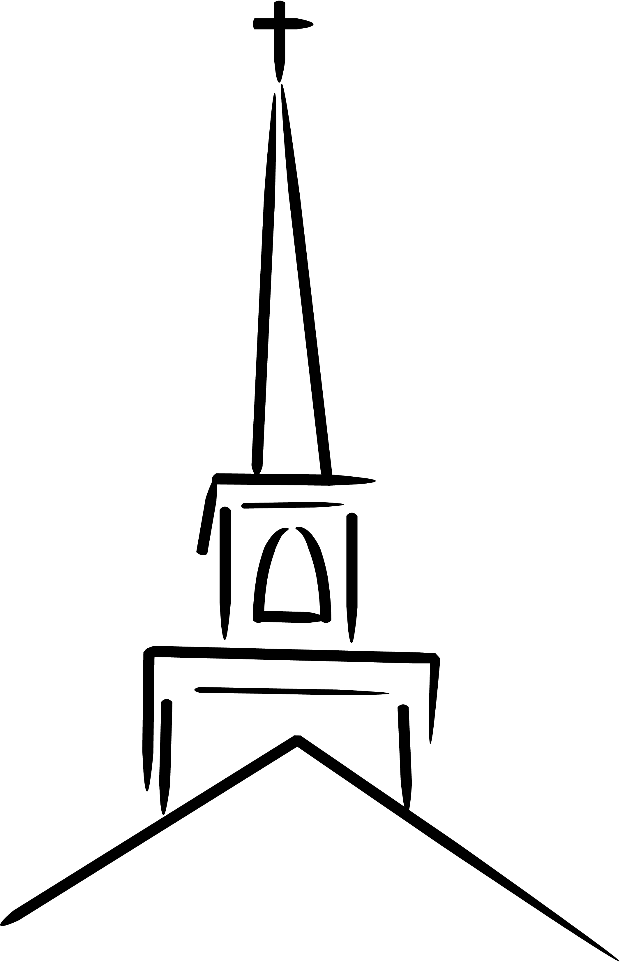 2129x3300 Main Church Clipart