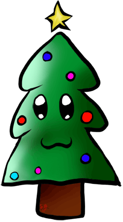 250x450 Free Cartoon Christmas Clipart