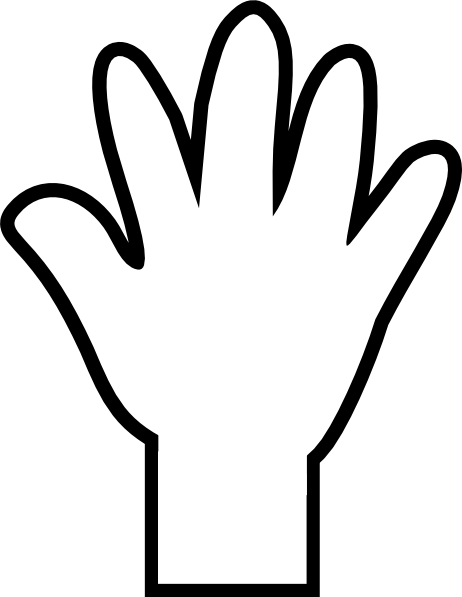 462x597 Cartoon Hand Clipart