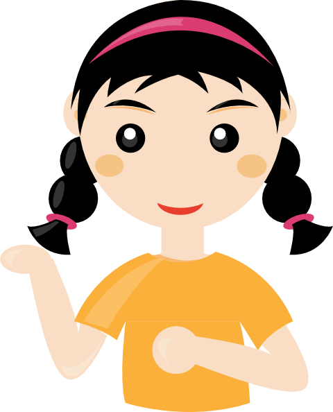 480x594 Girl Cartoon Clip Art