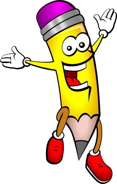 378x591 Pencil Person Cartoon Clip Art