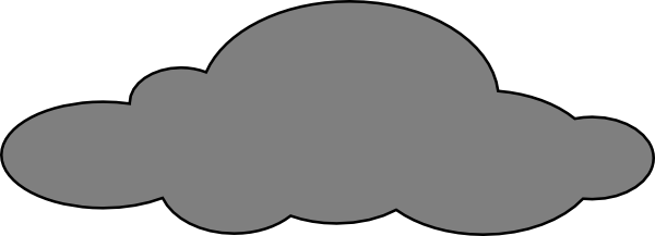 600x217 Grey Cloud Clip Art