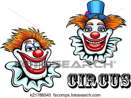 450x337 Clipart Of Circus Cartoon Clowns Characters K21786545