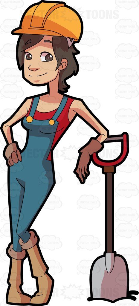465x1024 Free Construction Worker Clipart Image