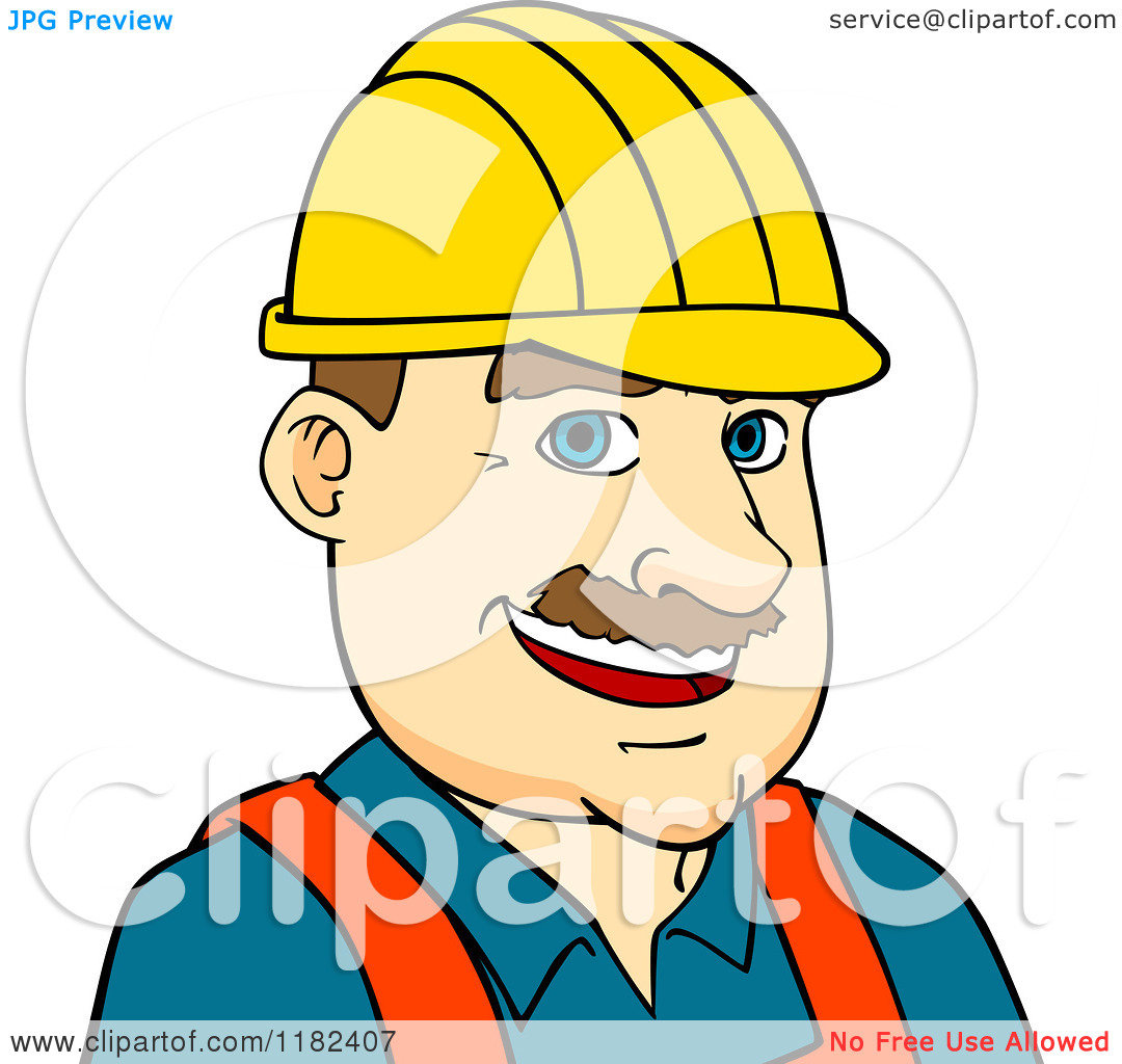 1080x1024 Cartoon Construction Worker Clipart