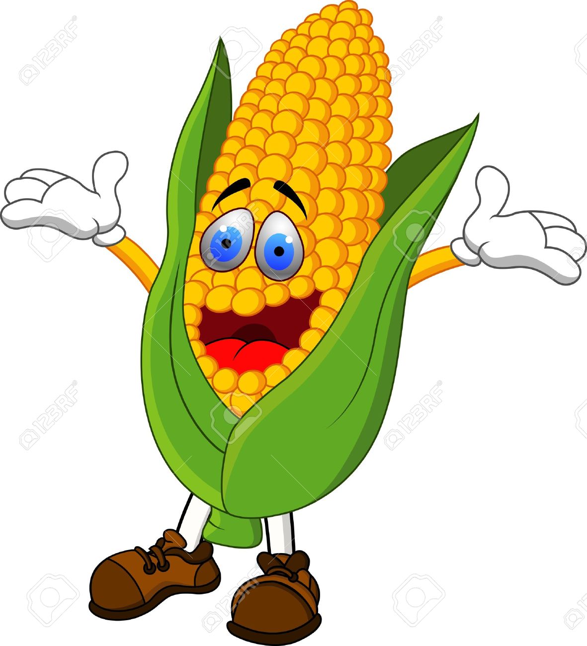 Cartoon Corn On The Cob | Free download on ClipArtMag