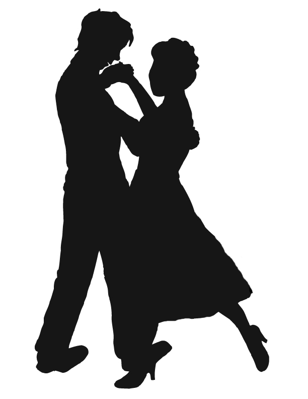 612x792 Cartoon Dancing Couple Clipart